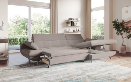 Rohová sedacia súprava LIBRA 3F-RECBK