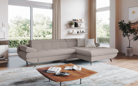 Rohová sedacia súprava LIBRA 3F-RECBK