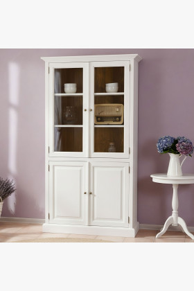 Drevená vitrína dvojdverová v provensálskom štýle, Typ 12