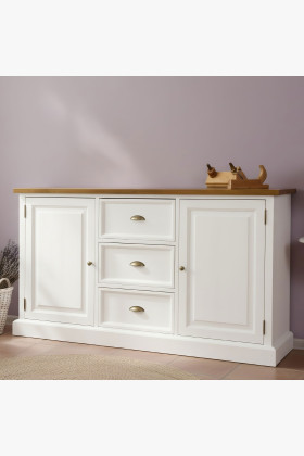 Drevená komoda v provence štýle, France typ 49