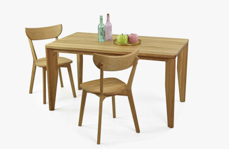 Moderní židle dub Eva, sedák dřevo dub