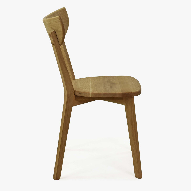 Moderní židle dub Eva, sedák dřevo dub