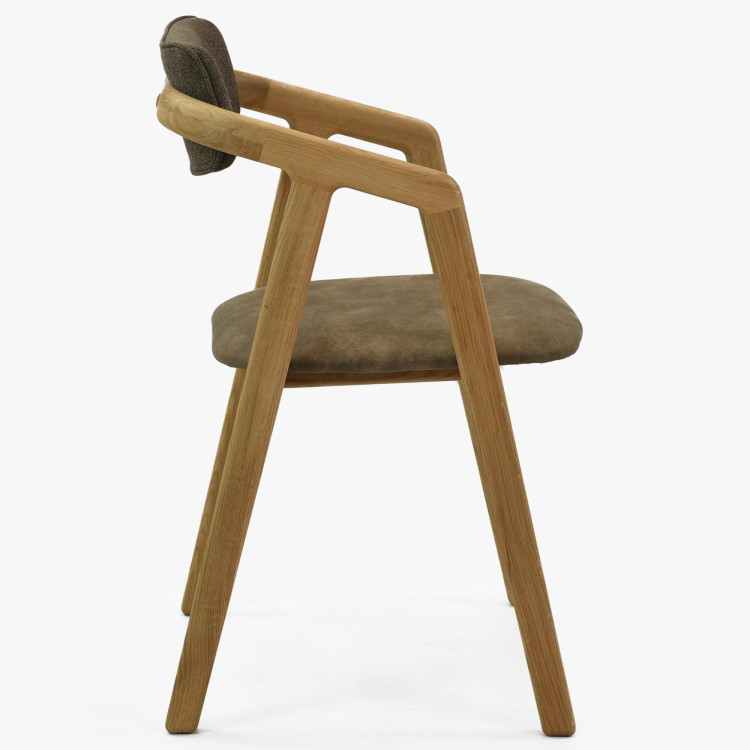 Prémiova dubová židle - čaluněná