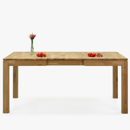 Sestava stůl 120 x 80 a 4 židle dub