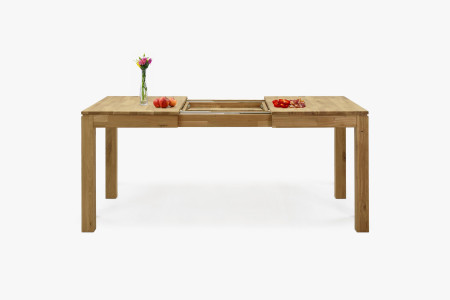 Sestava stůl 120 x 80 a 4 židle dub