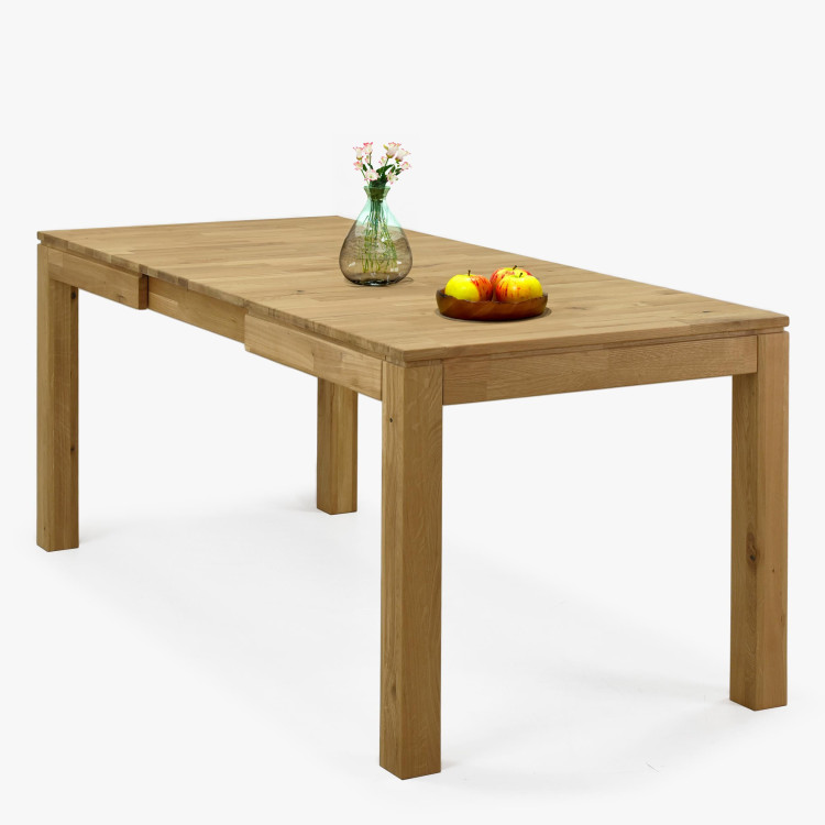 Sestava stůl 120 x 80 a 4 židle dub