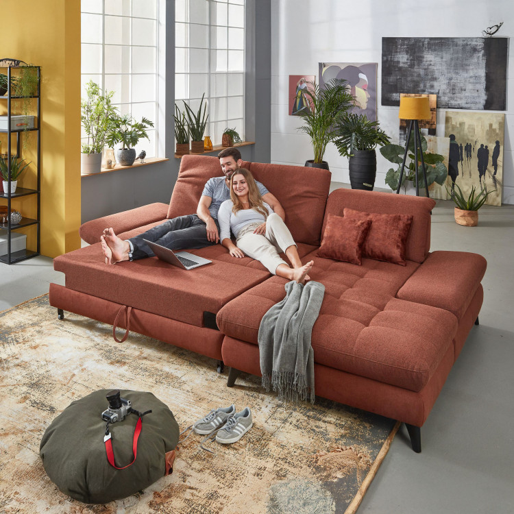 Rohová sedací souprava Carolina - roh v pravo