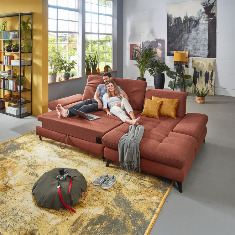 Rohová sedací souprava Carolina - roh v pravo