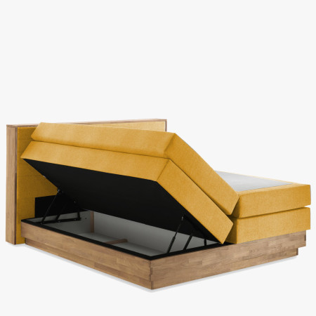 Postel boxspring s úložným prostorem, Moneta 180 - výběr látky