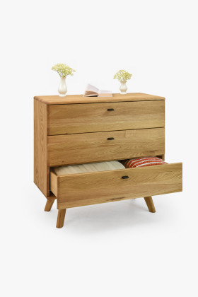 Dubová komoda se šuplíky na nohou 2