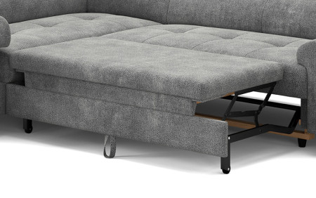 Rohová sedačka s funkcí spaní, Roh v ľavo