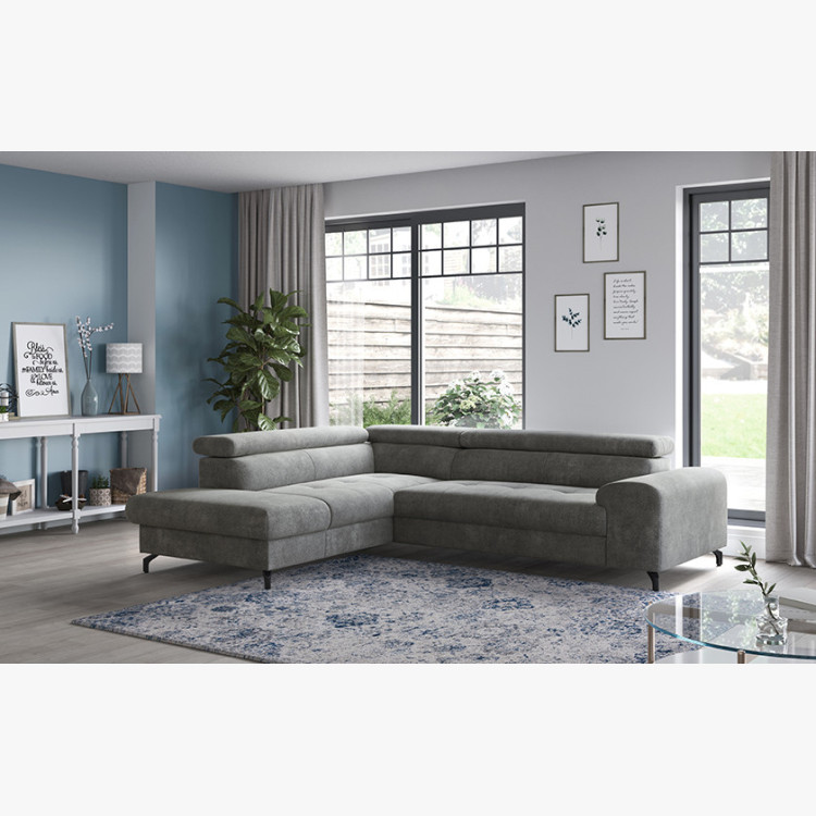 Rohová sedačka s funkcí spaní, Roh v ľavo