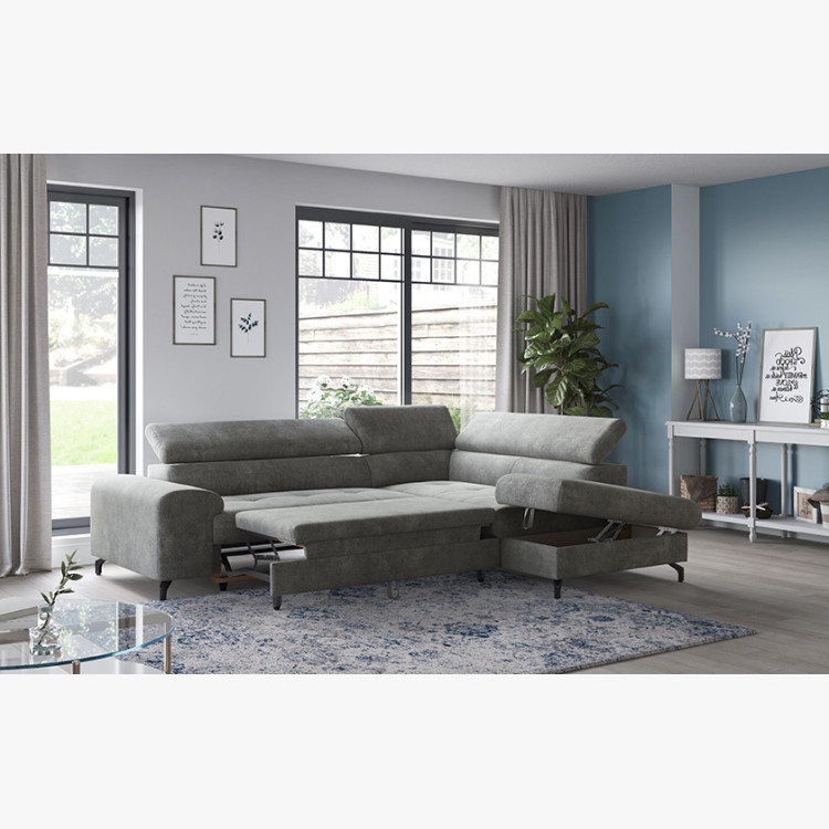 Rohová sedačka s funkcí spaní , Roh v pravo