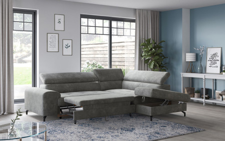 Rohová sedačka s funkcí spaní , Roh v pravo