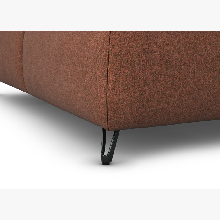 Boxspring postel oranžová 180 cm s úložným prostorem Treviso