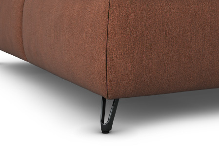 Boxspring postel oranžová 160 cm s úložným prostorem Treviso