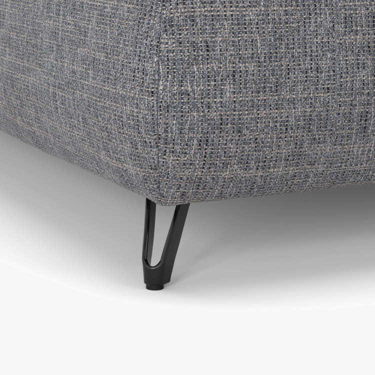 Boxspring postel šedá 160 cm s úložným prostorem Treviso