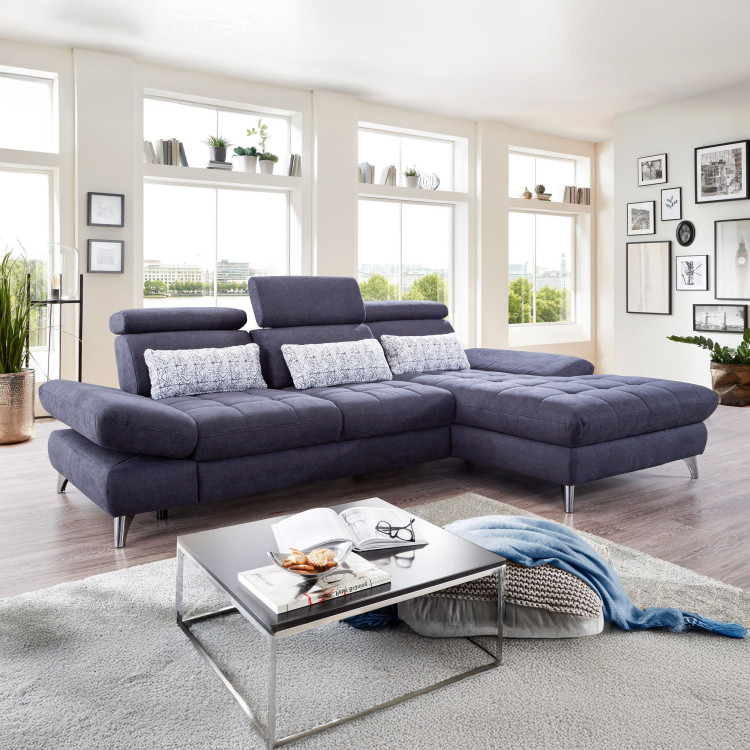 Rohová sedačka Carolina s možností funkcií, Roh vpravo