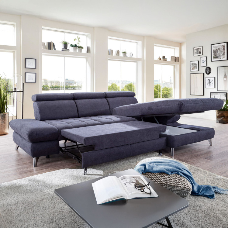 Rohová sedačka Carolina s možností funkcií, Roh vpravo