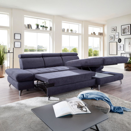 Rohová sedačka Carolina s možností funkcií, Roh vpravo