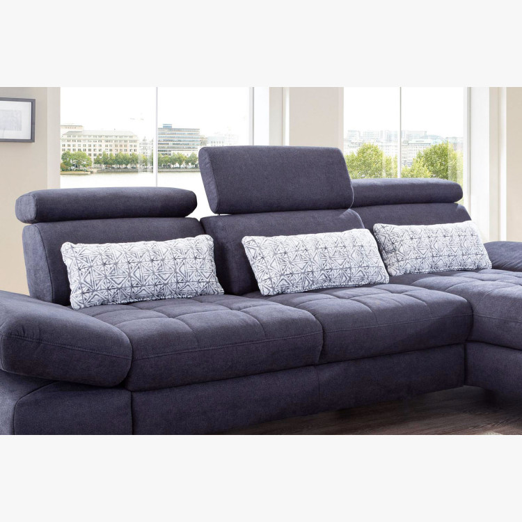 Rohová sedačka Carolina s možností funkcií, Roh vpravo