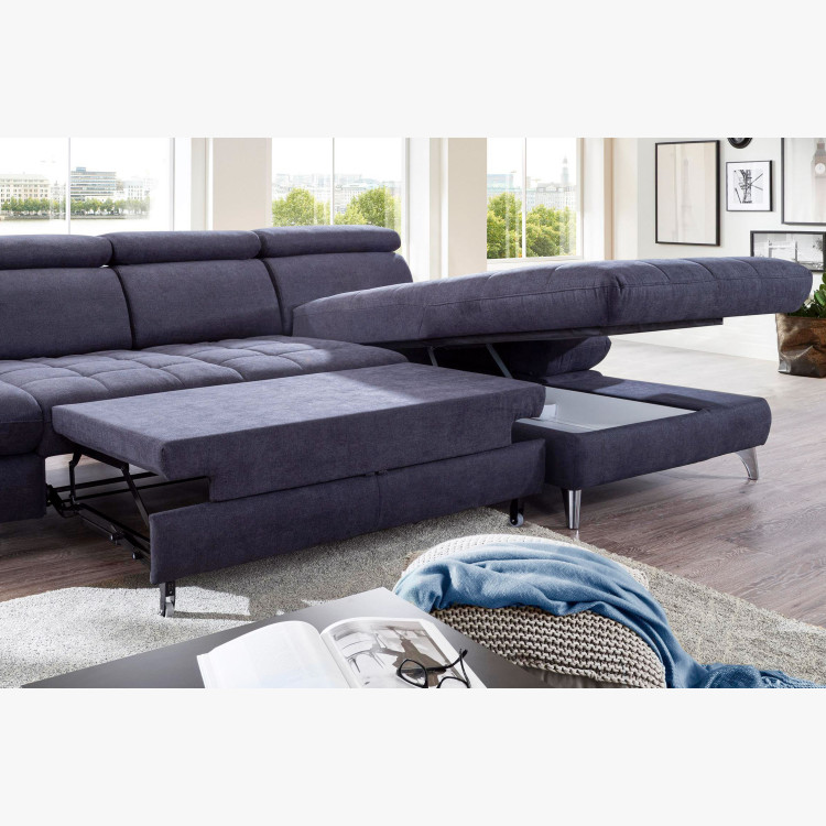 Rohová sedačka Carolina s možností funkcií, Roh vpravo