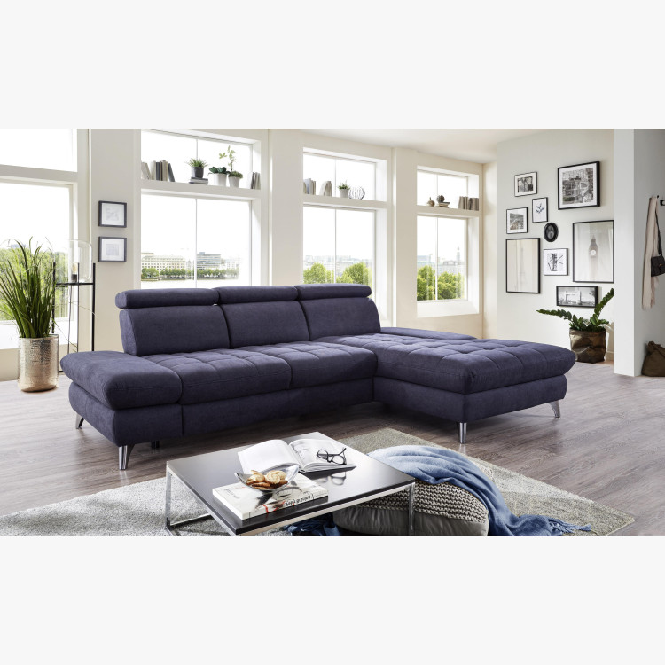 Rohová sedačka Carolina s možností funkcií, Roh vpravo