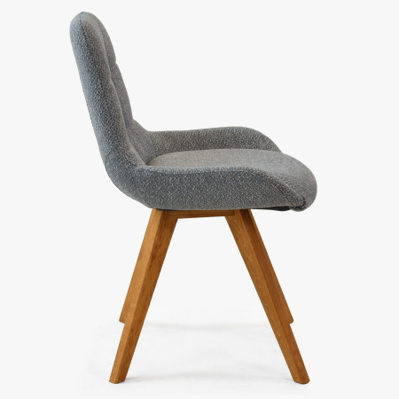 Pohodlná jídelní židle , modře šedá