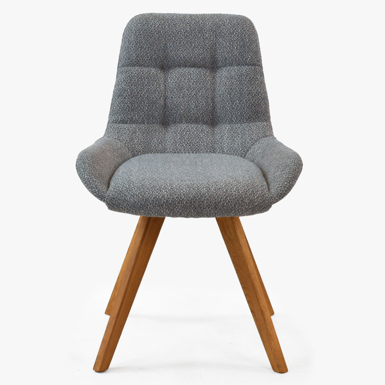 Pohodlná jídelní židle , modře šedá