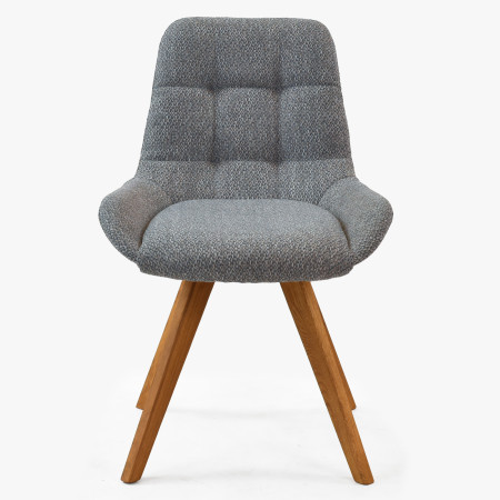 Pohodlná jídelní židle , modře šedá