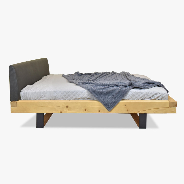 Postel z masivu na nohách, Laura smrk 160 x 200 cm