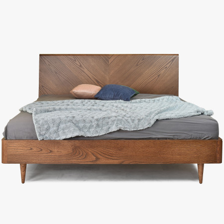 Postel v retro designu 160 x 200, Bordo