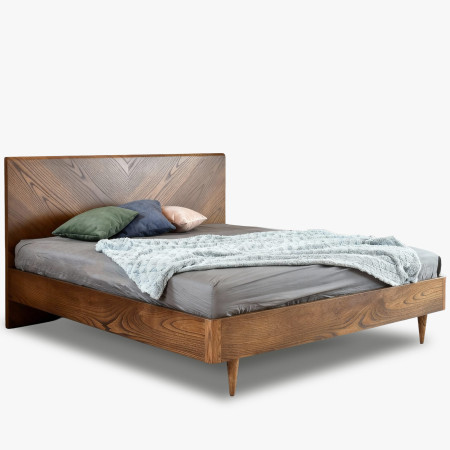 Postel v retro designu 160 x 200, Bordo