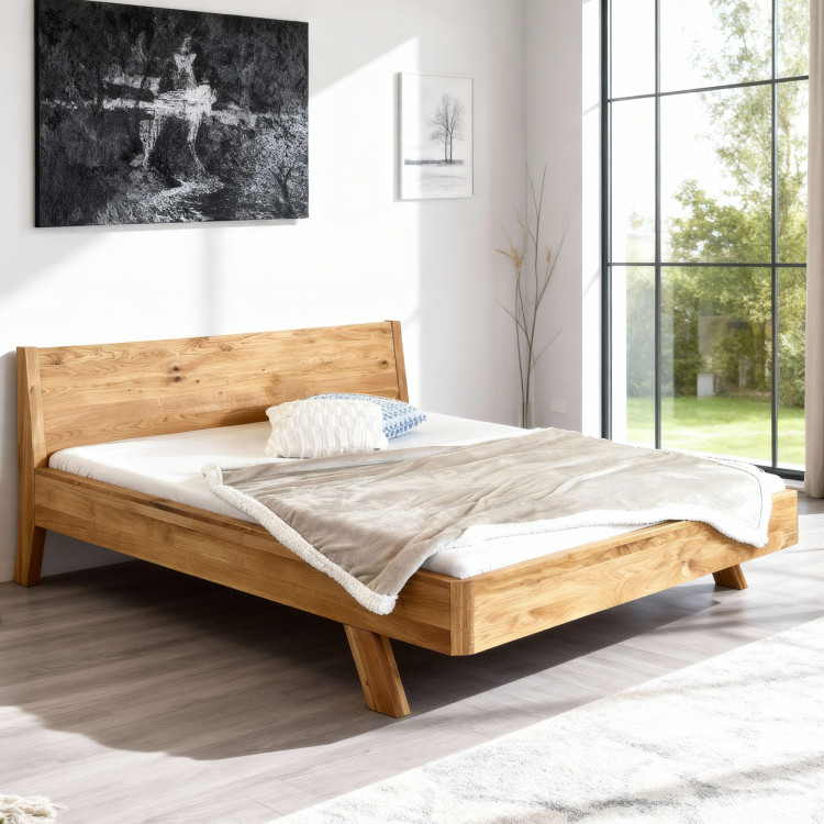 Dubová postel z masivu, marina 160 x 200 cm