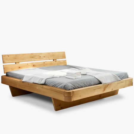 Poctivá postel z masivu smrk 180 cm Včetně šuplíků pod postel