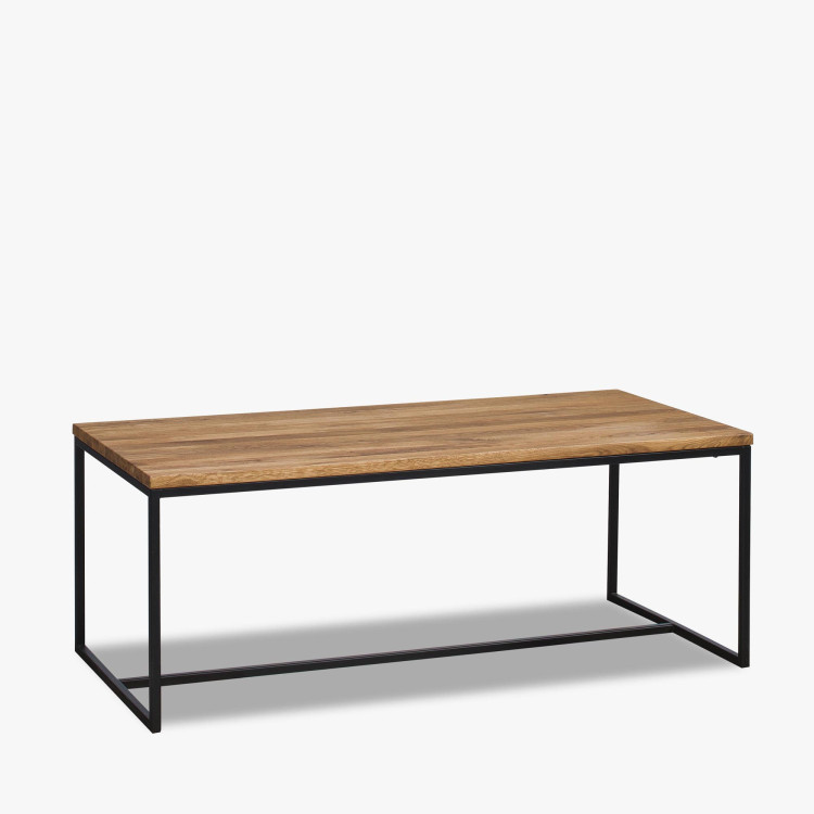 Konferenčný stolík s čiernymi kovovými nohami, Lagos 64