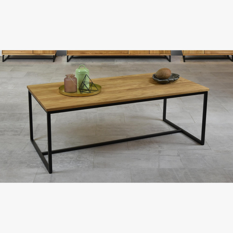 Konferenčný stolík s čiernymi kovovými nohami, Lagos 64