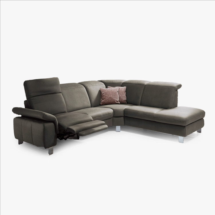 Rohová sedacia súprava Magma s TV funkciou - roh vpravo