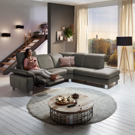 Rohová sedacia súprava Magma s TV funkciou - roh vpravo