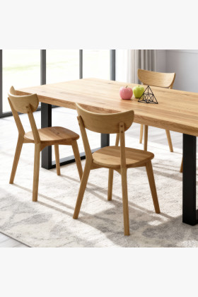 Dubová stolička Country - Masív - MEGA akcia 2