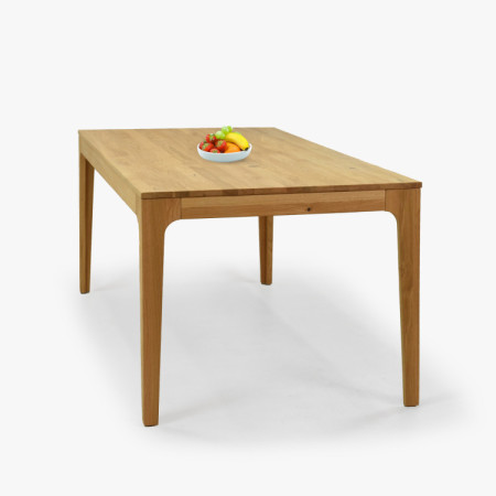 Rozkladací drevený stôl - dubový 180 cm dlhý