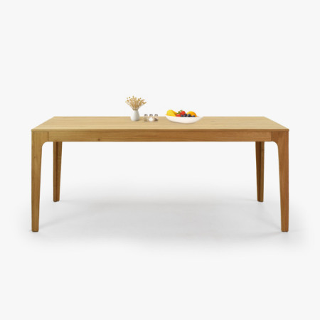 Rozkladací drevený stôl - dubový 180 cm dlhý