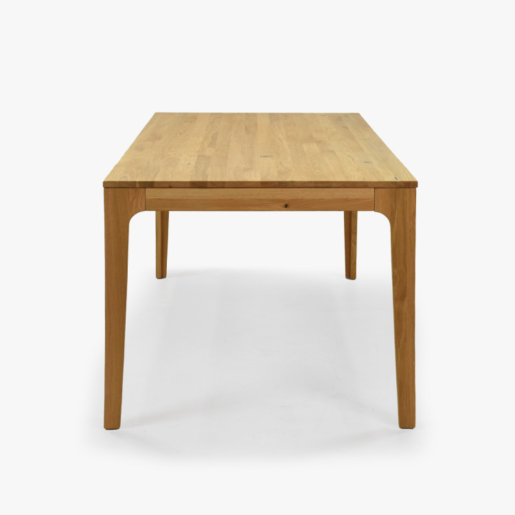 Rozkladací drevený stôl - dubový 180 cm dlhý