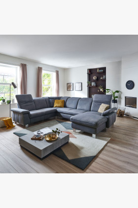 Plánovacia sedacia súprava do U s funkciami Magma - ottoman naľavo 2