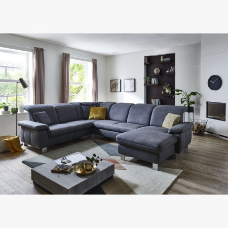 Plánovacia sedacia súprava do U s funkciami Magma - ottoman naľavo