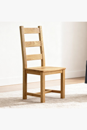 Masívna stolička dubová, Ledder 2