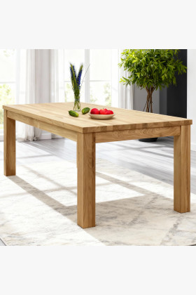 Masívny dubový jedálenský stôl 200 x 100 cm