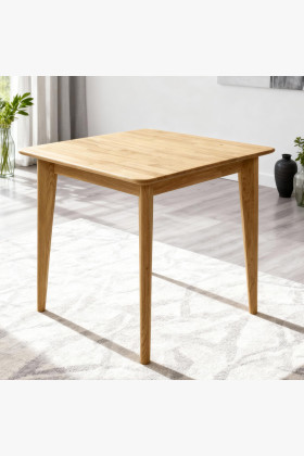 Štvorcový drevený stôl 75 x 75 cm