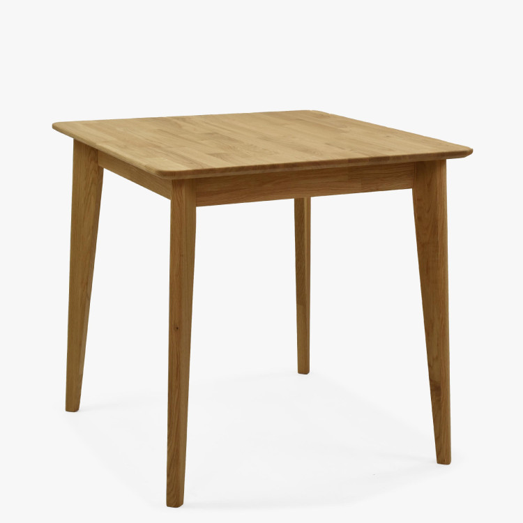 Čtvercový drevený stôl 75 x 75 cm