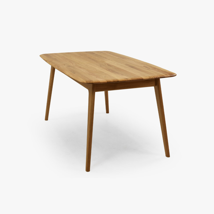 Luxusný dubový stôl 160 x 90 cm s rozkladom